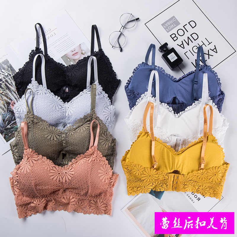 3D Sexy girl lace Lingerie Sea - Bralette Triangle Set ulasan dan harga