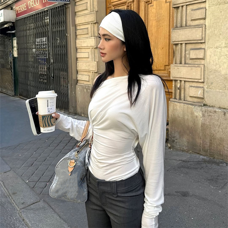 2026 Women’s One Shoulder Top  - Blouse Off Shoulder ulasan dan harga