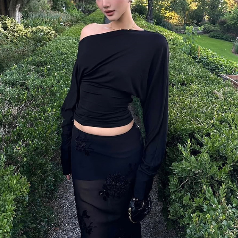 2026 Women’s One Shoulder Top  - Blouse Off Shoulder ulasan dan harga